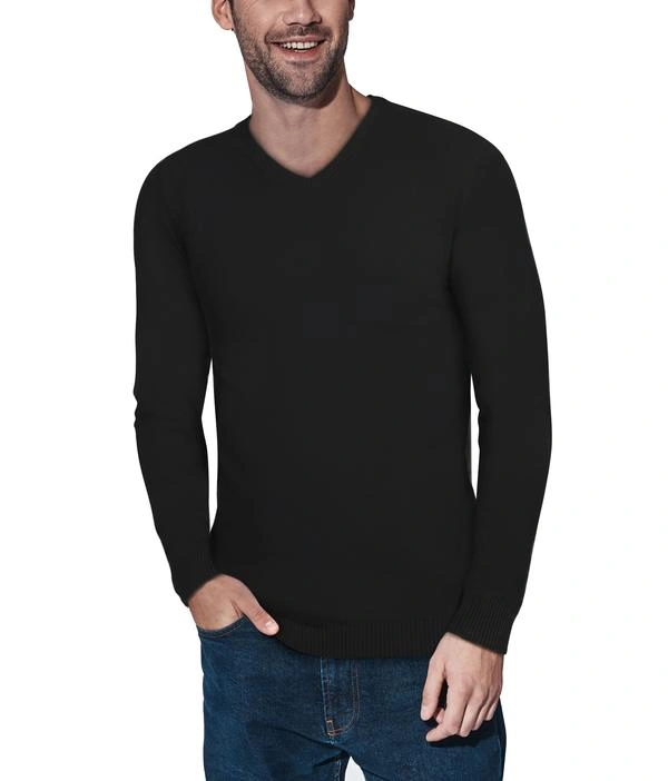 Schlankes V-Neck Pullover von XRAY – Klassisch, Schwarz, Komfortabel!