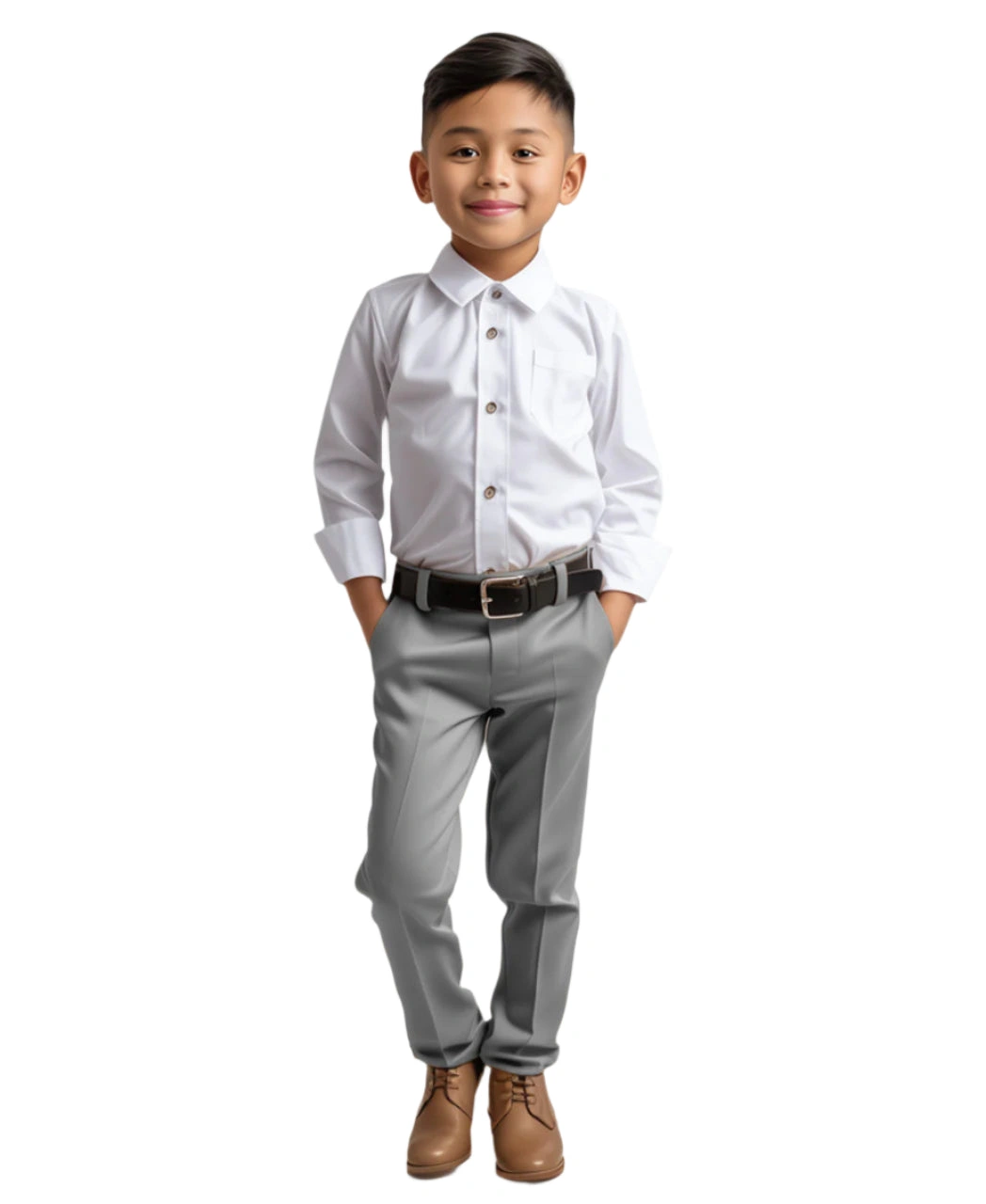 Zegarie Light Grey Hose für Jungen: Stilvoll & Bequem – Perfekt für jeden Anlass!